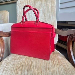 LOUIS VUITTON | Riviera epi leather | Red Bag | DAMAGED ZIPPER - NONE
